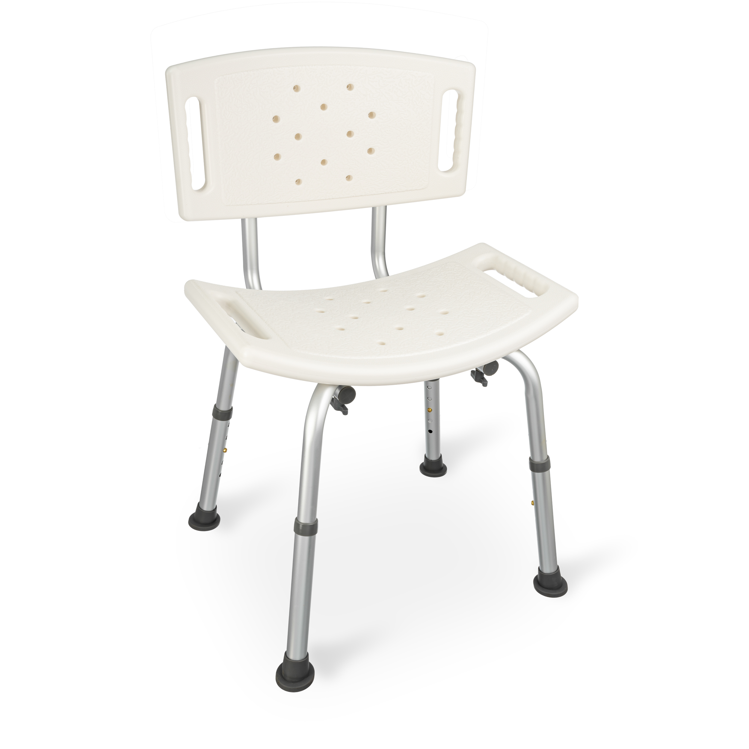 Sprchovacia stolička s operadlom, TGR-R KP 350L, nosnosť 136kg