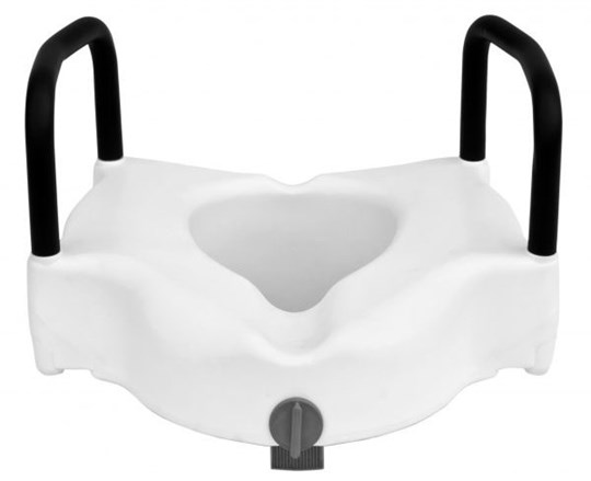Zvyšovač WC s opierkami rúk, 12,5cm, 130kg