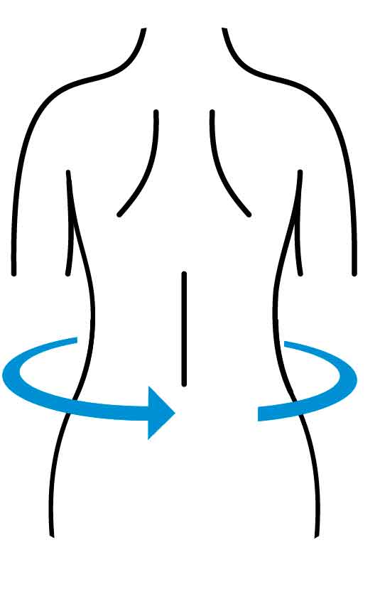 Pás hrudno - bedrový PRS603BG